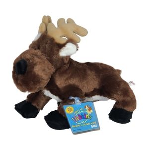Ganz Webkinz Reindeer Plush Stuffed Animal HM137 NWT